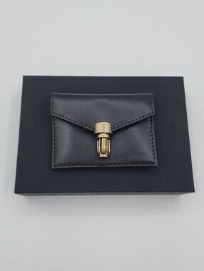 Beara Beara Card Case Black Leather NWT #2955